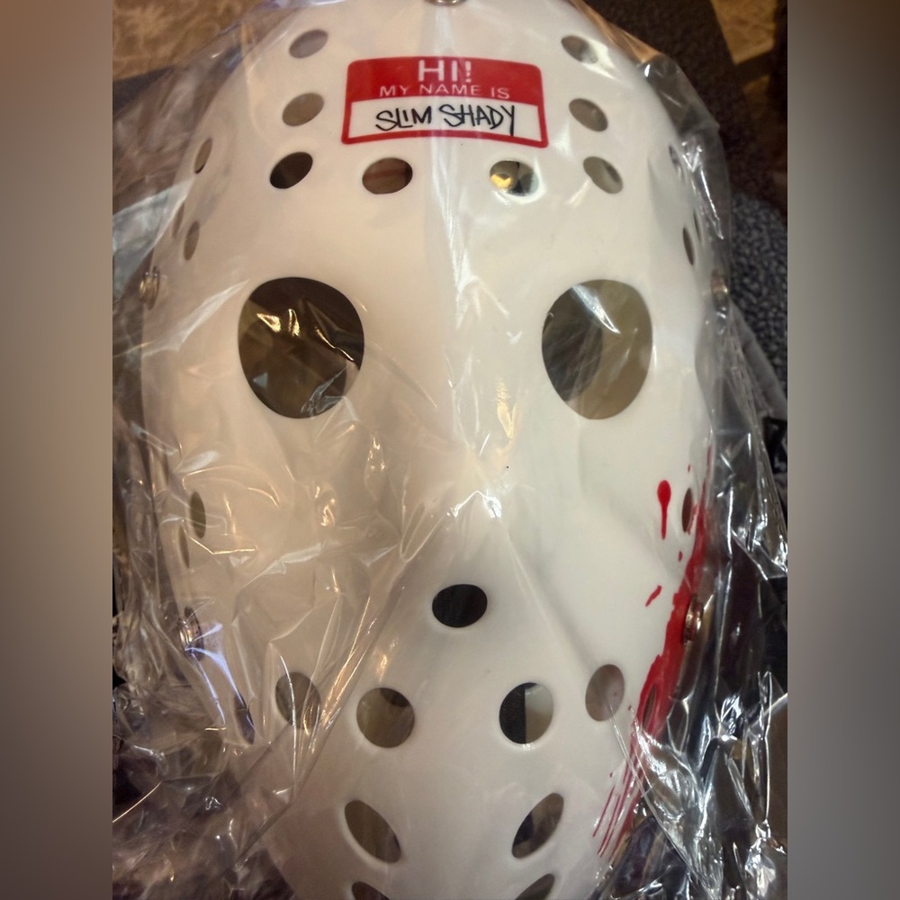 OFFICIAL Eminem Slim Shady Hockey Mask “Hi My Name Is” Hockey Mask - 1 left!
